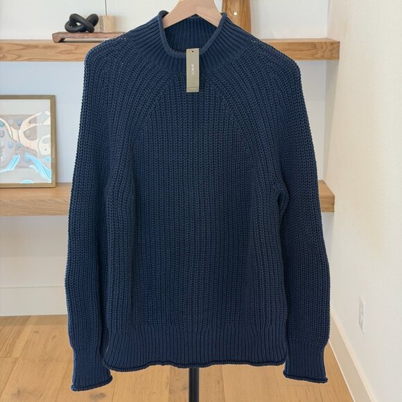J. Crew Sweaters - NWT J. Crew Relaxed Rollneck™ sweater - Navy - M